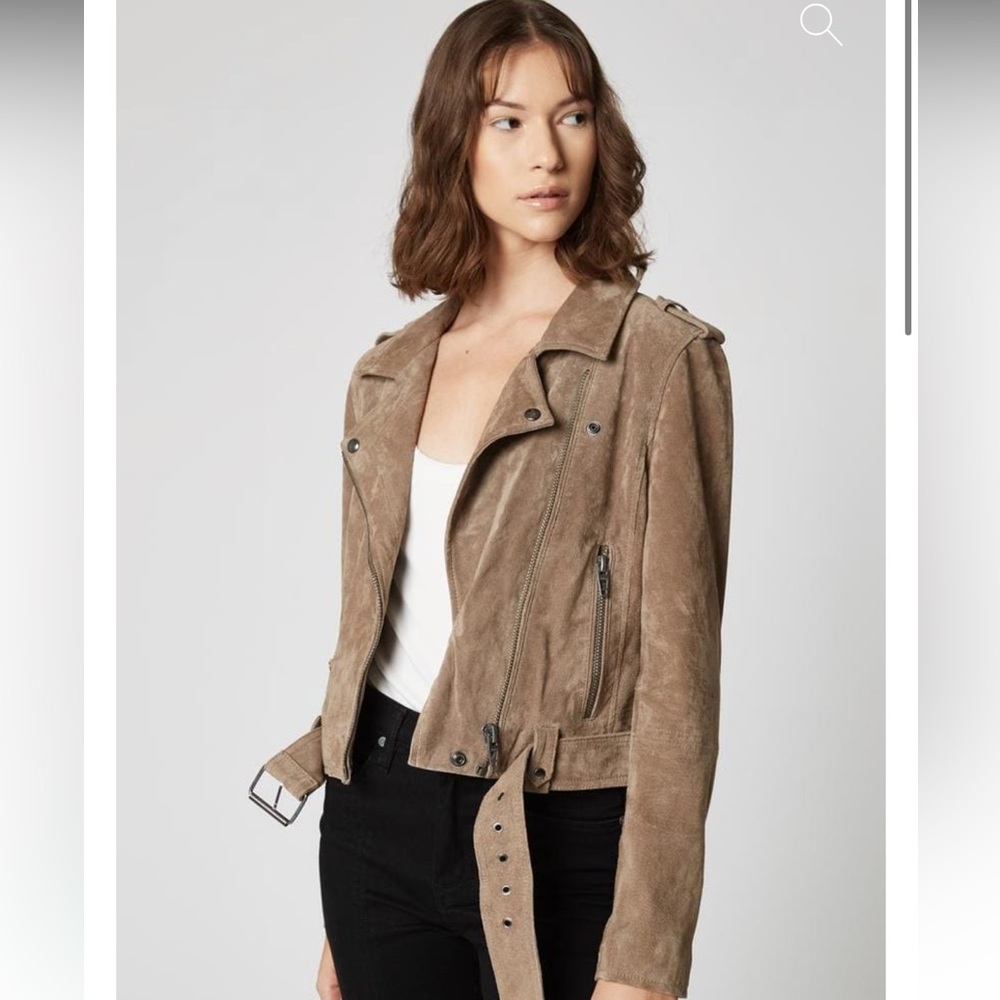 BLANKNYC FRENCH TAUPE MOTO JACKET